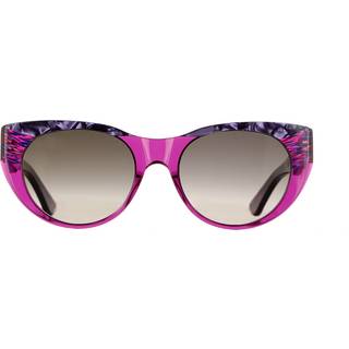 VANNI VS3028 A355 52 Solbriller Kvinder Lyserød - Transparent Fuchsia Pink Purple Laminate - 52mm