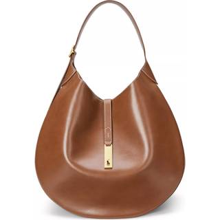 Polo Ralph Lauren ID Collection Medium Hobo bag brun