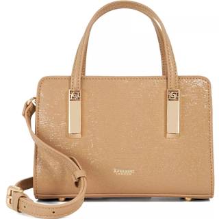 Dune London Dune London CAMEL-REPTILE Dinkydenbeigh Mini Branded Handle Tote Bag