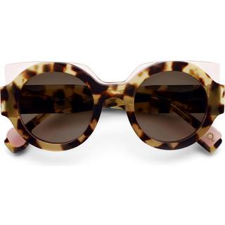 Etnia Barcelona Izzi HVCL 48 Solbriller Kvinder Tortoiseshell - Yellow Tortoise On Clear - 48mm