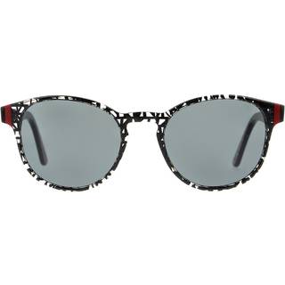 VANNI VS3000 A12 51 Solbriller Mænd Black - Black Pixel Red Laminate - 51mm