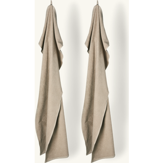 Søstrene Grene | Håndklæder 2-pak | Bomuld. 140 x 70 cm. 2 stk. | Varm grå