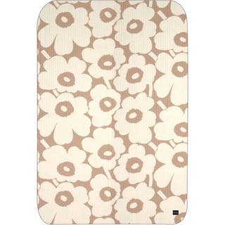 Marimekko Unikko Sengetæppe 160x260 Cm Offwhite / Linen - Sengetæpper Bomuld Off-White - 074314-810