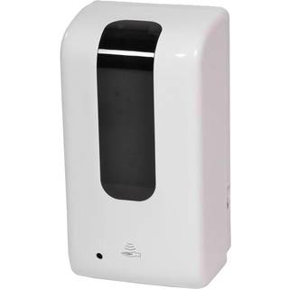 Dispenser Sensor Hvid Plast 1,2 l Genopf Flyd+Gel+Sæbe 15x27,5x11cm