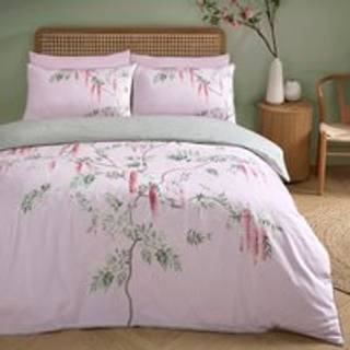 Soiree Soiree Pink Enya 100% Cotton Duvet Cover Set