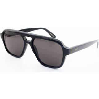 Retrosuperfuture Unisex PEZ Maneval Black Solbriller Acetat Sort Grå Firkantet Normal