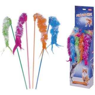 Kattelegetøj, drillepind 45 + 24 cm