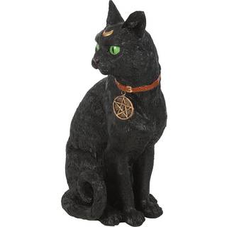 Sitzende Katze mit Halbmond 29cm