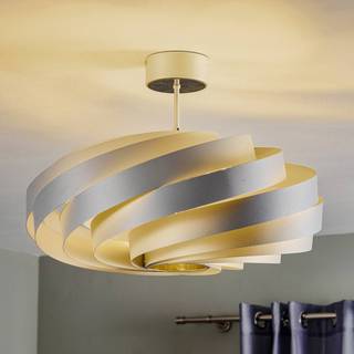 Loftslampe Vento Euluna, dæmpbar, Aluminium/grå/zink, Stue/spisestue, Metal, Moderne