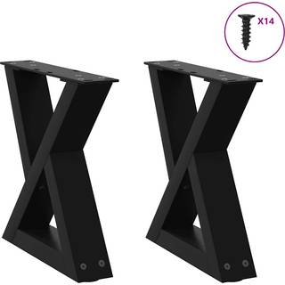 Sofabordben 30X(30-31,3) Cm Stål - Sort / 40 x (30-31.3) cm