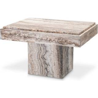 Sartoria Side Table Silver Travertine