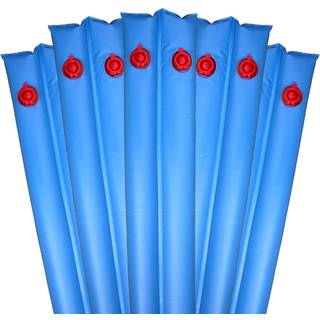 Pool Mate 1-3811-05A Pool Cover Vandposer 5-Pack 10 ft. Blåt dobbeltkammer 16 gauge