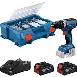 Bosch Professional GSR 18V-65 Bore-/skruemaskine med 2 stk. 4,0Ah batteri og hurtiglader