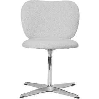Rico Chair - Swivel - Soft Bouclé - Off-White/Sand