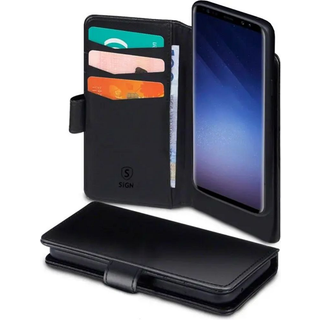 SiGN Pungetui 2-i-1 til Samsung Galaxy S25 Plus - Sort