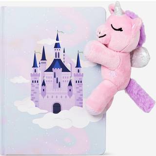 Notesbog med plys-enhjørning