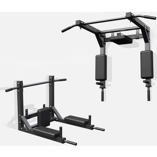 Kombineret Pull Up Chins Dip Station Væg