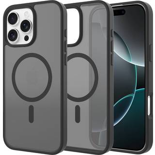 Mobique Magnetic Hybrid Cover iPhone 16 Pro Max Frosted Black