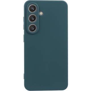 EIDERWOOD - Samsung Galaxy S25 Blødt Plast Cover - Anti-Ridse Beskyttelse og Fiberforing - Mørkegrøn