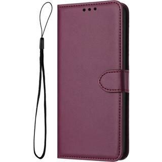 EIDERWOOD Samsung Galaxy S25 Ultra Vegansk Læder Cover - Aftagelig Strop og Kortholder - Rød