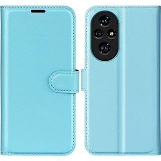 Honor 200 Pro (5G) - EIDERWOOD Kunstlæder Flip Cover m. Kortholder & Ståfunktion - Blå