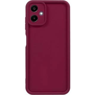 EIDERWOOD Anti-Slip Fleksibelt Plastik Cover - Samsung Galaxy A06 - Rød