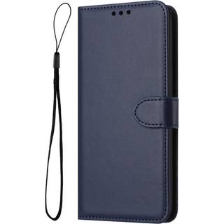 EIDERWOOD Samsung Galaxy S25 Ultra Vegansk Læder Cover - Aftagelig Strop og Kortholder - Blå