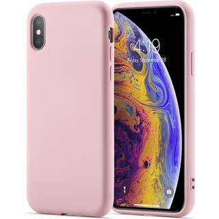 Mobique TPU Cover iPhone X/XS Lyserød