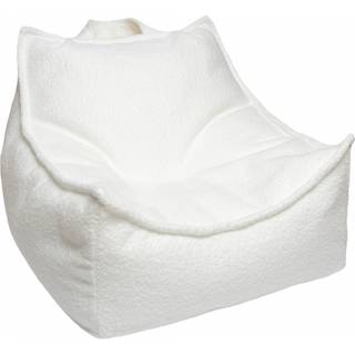Meowbaby Boucle Sækkestol, Hvid