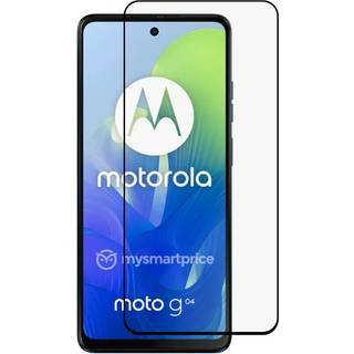 Hærdet Skærmbeskyttelsesglas - Motorola Moto E14 4G/G04 4G/G04s 4G/G24 4G - Gennemsigtig/Sort Kant
