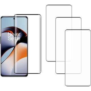 OnePlus 12R 5G Skærmbeskyttelse, Buet Beskyttelsesglas med Kant - 3 stk