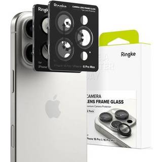Ringke Camera Lens Frame Glass (2-pack) iPhone 16 Pro Black