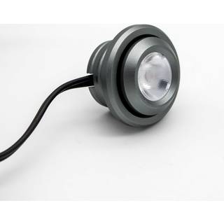 LEDlife SPOT29 møbelspot indbygning RA90 - Hul: Ø2 cm, Mål: Ø2,9 cm, Børstet stål, 1W, 12V DC - Dæmpbar : Dæmpbar, Kulør : Varm, Spredning : 60°