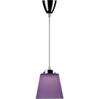 7W Loftlampe - LED 4000K, Krom Hus+Lilla Skærm - Kulør : Neutral