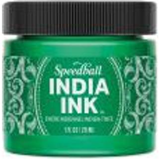 Speedball India Ink Bright Emerald 1-ounce