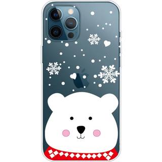 iPhone 13 Pro Max TPU Plast Julecover - Isbjørn