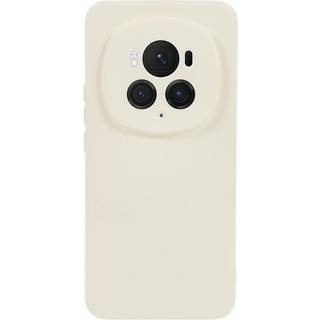EIDERWOOD Honor Magic6 Pro 5G Plast Case – Beskyttende Cover med Fiberforing og Præcis Kameraudskæring - Hvid