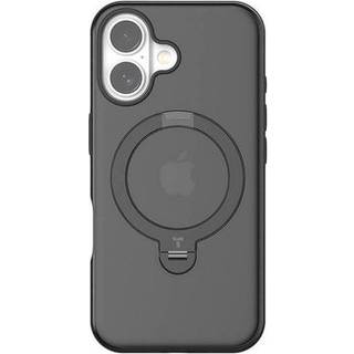 TORRAS - iPhone 16 Plus - Hybrid Plastik Cover m. Ståfunktion - MagSafe Kompatibel - Sort