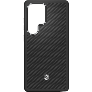 Samsung Galaxy S25 Ultra Spigen Enzo Aramid Cover GP-FPS938PGABW - Sort / Sølv