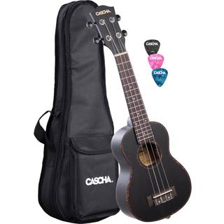 Cascha HH2305 Premium Black Tenor Ukulele