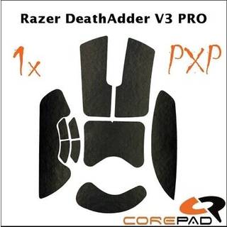 Corepad PXP Grips til Razer DeathAdder V3 Pro - Black