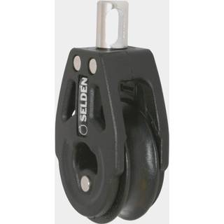 Enkeltblok Seldén BBB 30, roterende, kuglelejet, passer til tovværk Ø4 - 8 mm