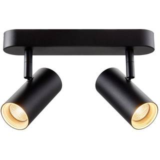 SLV LED-loftspot Noblo, sort, 2.700 K, længde 24 cm