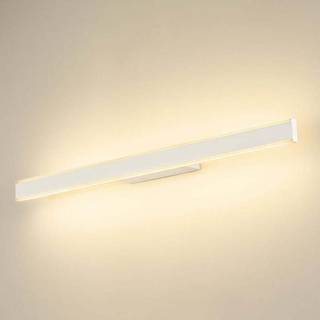 SLV LED-væglampe til badeværelset One Linear, 70 cm, hvid, metal, CCT