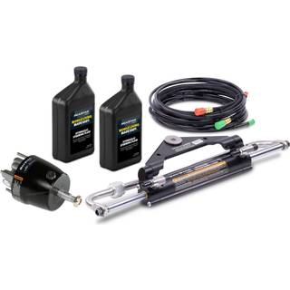 Hydraulstyringspakke BayStar, for påhængsmotorer op til 150 hk + ratpumpe + hydraulikslange + olie + cylinder HC4645-3