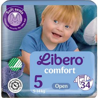 Libero Comfort åben ble str. 5, 34 stk., 9-14 kg