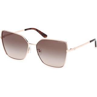 Guess Kvinde GU00192 28F Solbriller Metal Guld Brun Sommerfugl Normal