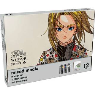 Winsor & Newton Promarker Mixed Media Manga Set – Promarkers, blok og et lille kursus