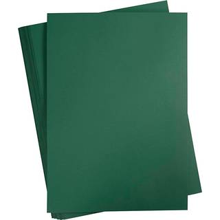A2 Mørk Grøn Karton 180g - 100 Ark