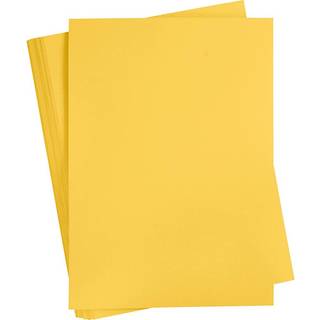 Solfarvet A2 Karton 180g - 100 Ark til Kreative Projekter